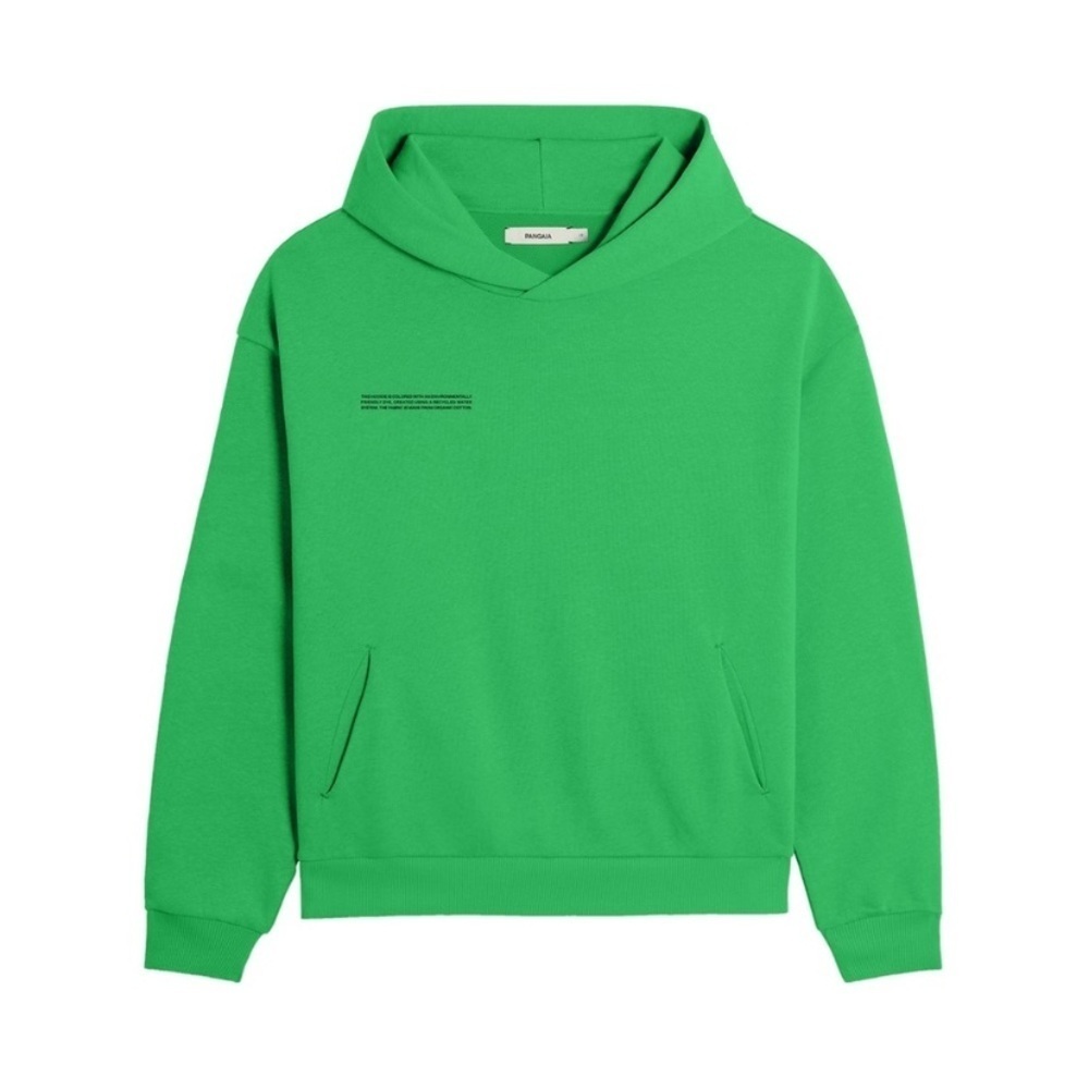 Pangaia 365 Vibrant Green logo Hoodie 1687